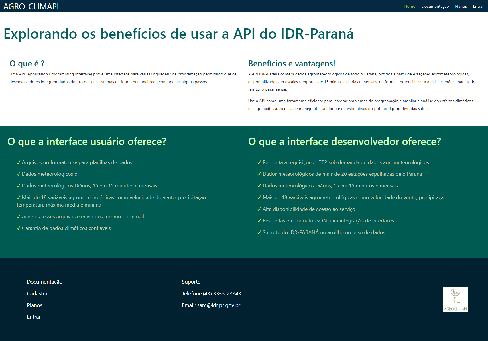 Imagem da API do SGA